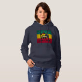 Lion of Zion - Haile Selassie - Judah Queen Hoodie (Voorkant volledig)
