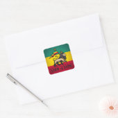 Lion of Zion - Haile Selassie - Rastafari Sticker (Envelop)
