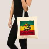 Lion of Zion - Haile Selassie - Rastafari Tote bag (Voorkant (product))
