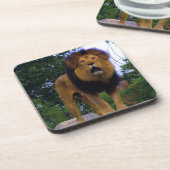 Lion on a Rock Bier Onderzetter (Linkerzijde)
