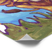 Lion on Guard Personalized Room Poster (Hoek)