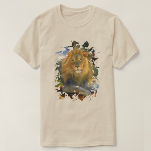LION ON ON THE JOB T-SHIRT (Design voorkant)