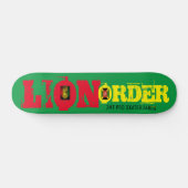 LION ORDER JMT Skateboard, 7 ¾" Deck Persoonlijk Skateboard (Horizontaal)