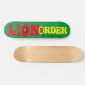LION ORDER JMT Skateboard, 7 ¾" Deck Persoonlijk Skateboard (Horizontaal)