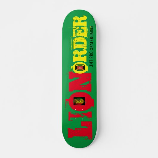 LION ORDER JMT Skateboard, 7 ¾" Deck Persoonlijk Skateboard (Voorkant)