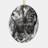  Lion Ornament (Rechts)