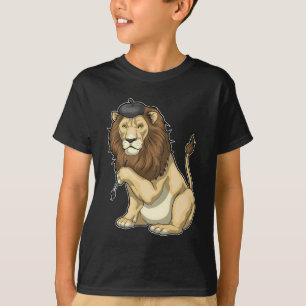 Lion Paint Brush Painting T-shirt