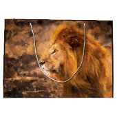 Lion Painting Golden King Art Groot Cadeauzakje