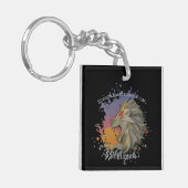 Lion Papercut Double-Sided Keychain (Voorkant Links)