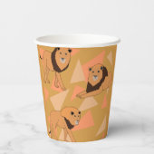 Lion Papieren Bekers (Achterkant)