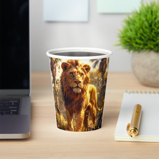 Lion Papieren Bekers (Insitu)