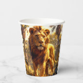 Lion Papieren Bekers (Achterkant)