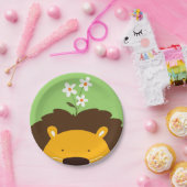 Lion Papieren Bordje (Feest)