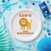 Lion Papieren Bordje (Feest)