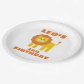 Lion Papieren Bordje (Gekanteld)