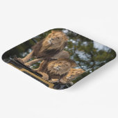 Lion Papieren Bordje (Gebogen)