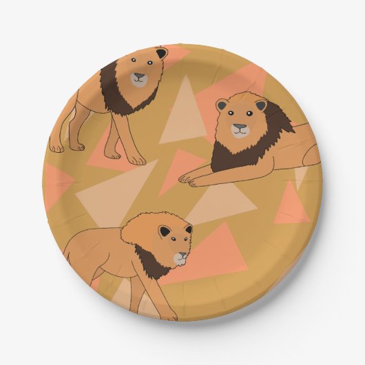 Lion Papieren Bordje (Voorkant)