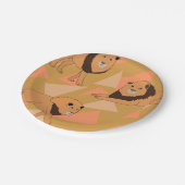 Lion Papieren Bordje (Gekanteld)