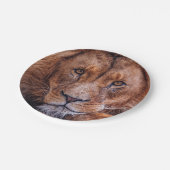 Lion Papieren Bordje (Gekanteld)