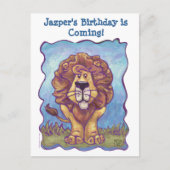 Lion Party Center Aankondigingskaart (Voorkant)