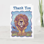 Lion Party Center Bedankkaart (Voorkant)