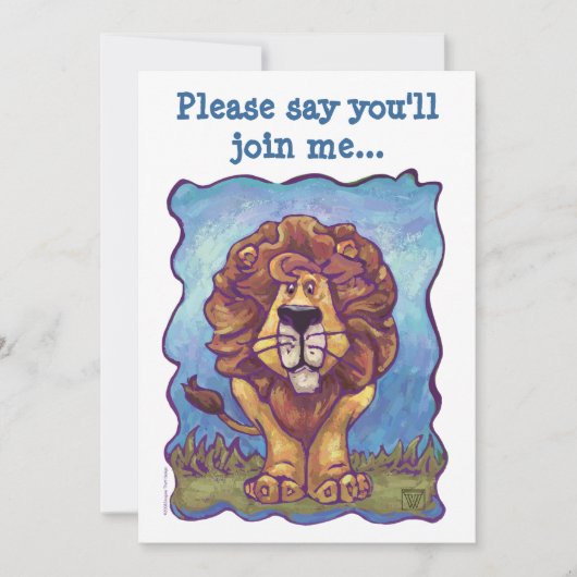 Lion Party Center Kaart (Voorkant)