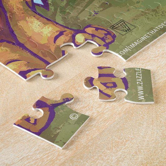 Lion Party Center Legpuzzel (Zijkant)