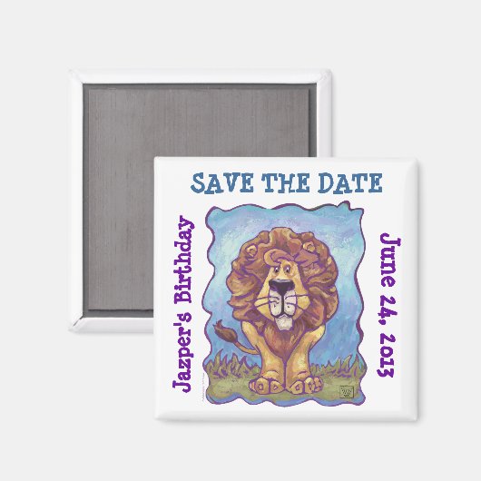 Lion Party Center Magneet (Voorkant / Achterkant)