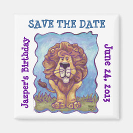 Lion Party Center Magneet