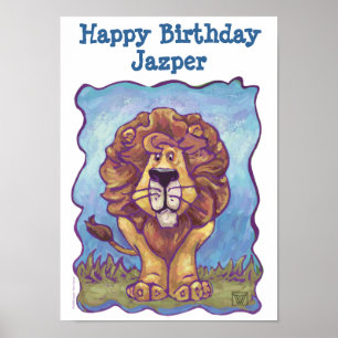 Lion Party Center Poster