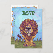Lion Party Center RSVP (Voorkant / Achterkant)