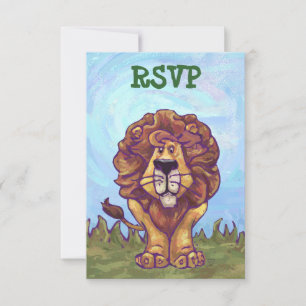 Lion Party Center RSVP Kaartje