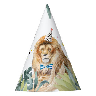 Lion Party Dieren Safari Wilde Dieren Verjaardag Feesthoedjes