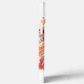 Lion Pastel Flowers Safari Waterverf Savannah Cat Case-Mate iPhone Case (Achterkant / Rechts)