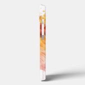 Lion Pastel Flowers Safari Waterverf Savannah Cat Case-Mate iPhone Case (Achterkant / Links)