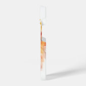 Lion Pastel Flowers Safari Waterverf Savannah Cat iPhone Hoesje (Linkerkant)