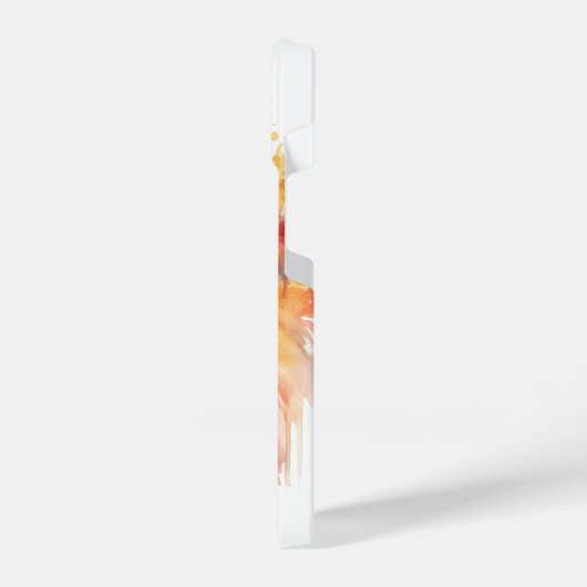 Lion Pastel Flowers Safari Waterverf Savannah Cat iPhone Hoesje (Linkerkant)