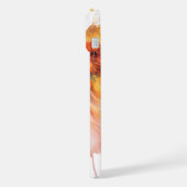 Lion Pastel Flowers Safari Waterverf Savannah Cat iPhone Hoesje (Linkerkant)