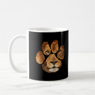 Lion Paw Print Animal Koffiemok