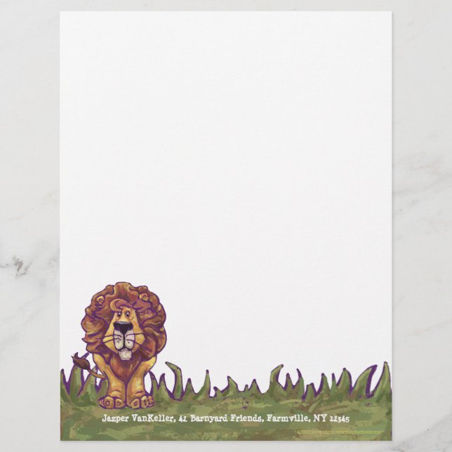 Lion Personal Letterhead (Voorkant)