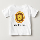 Lion Personalized Baby T Shirt (Voorkant)