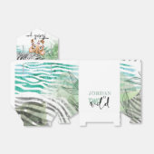 Lion Personalized Wild 2e verjaardag Bedankdoosjes (Uitgevouwen)