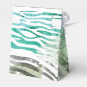 Lion Personalized Wild 2e verjaardag Bedankdoosjes (Achterkant)