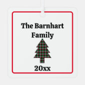 LION Persoonlijke naam Kerstmis foto's Metalen Ornament (Achterkant)