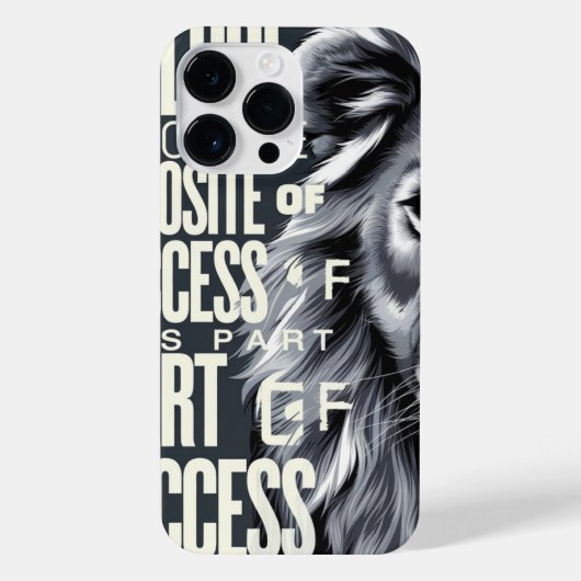 Lion phone case iPhone hoesje (Achterkant)