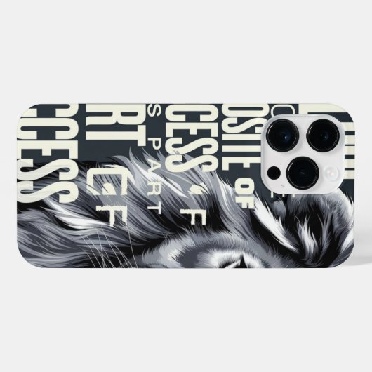 Lion phone case iPhone hoesje (Achterkant horizontaal)