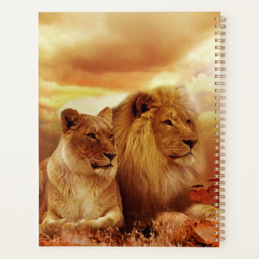 Lion Planner (Achterkant)