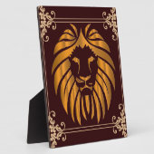 Lion Plaque Fotoplaat (Zijkant)