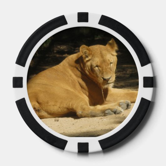 Lion Poker Chip (Voorkant)