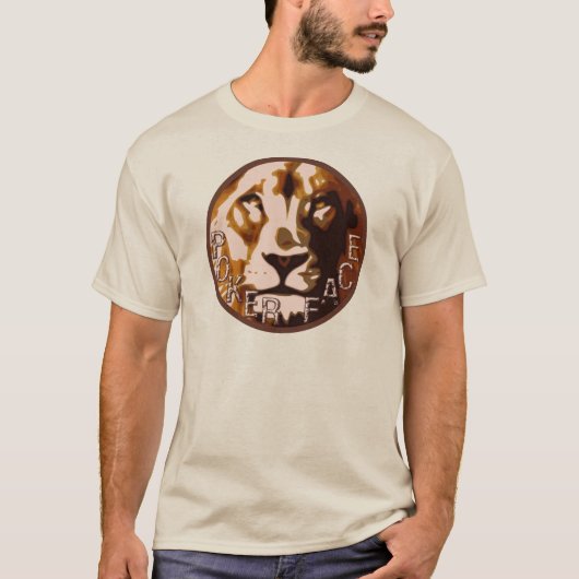 Lion Pokerface Logo T-shirt (Voorkant)